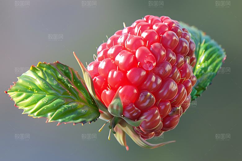 覆盆子高清水果摄影图