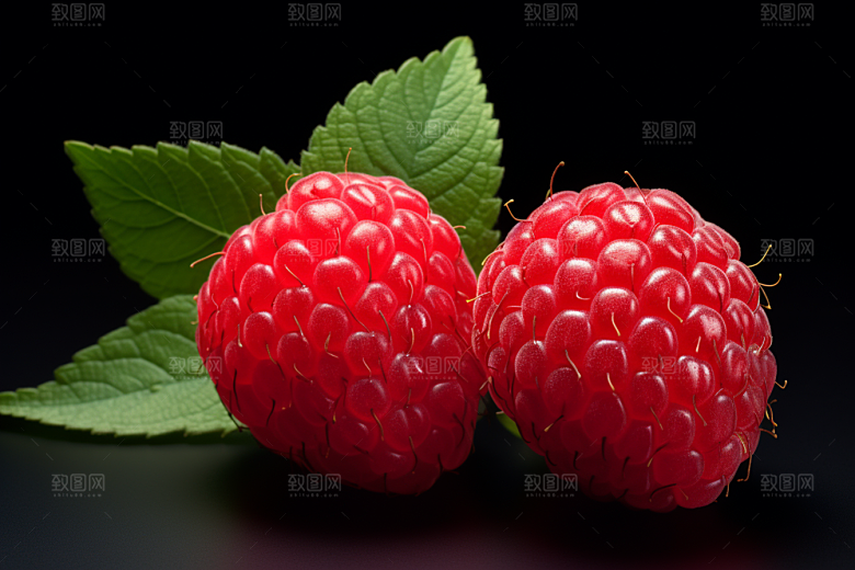 覆盆子美味美食摄影图