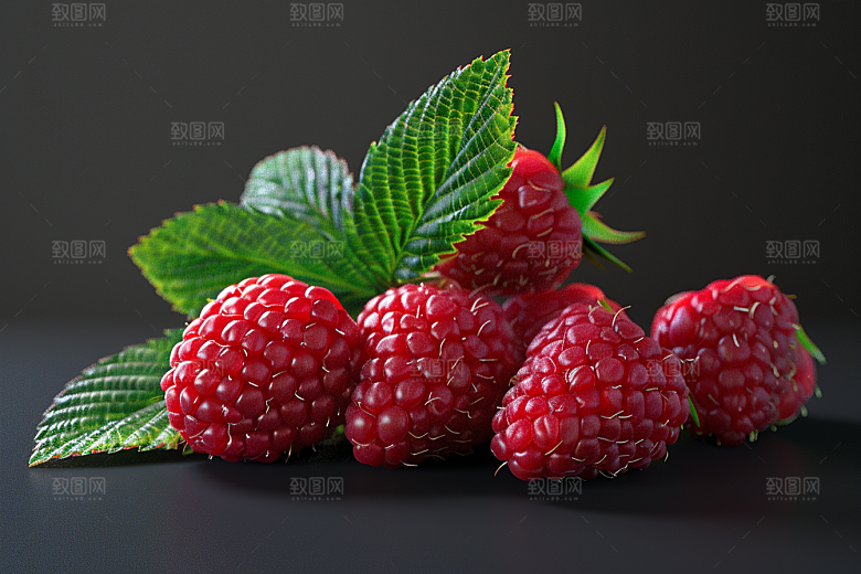 覆盆子清新高清摄影图