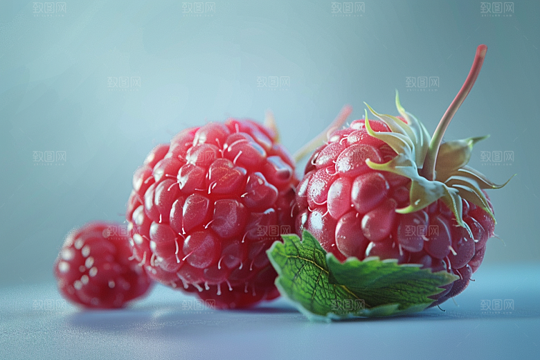 覆盆子美味美食摄影图