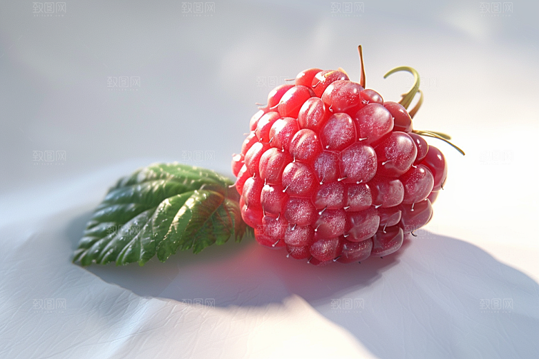 覆盆子美食高清摄影图