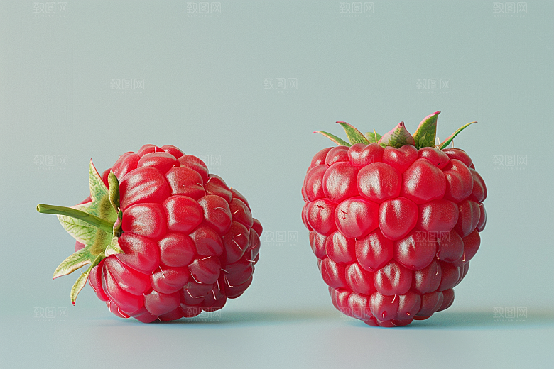覆盆子高清水果摄影图