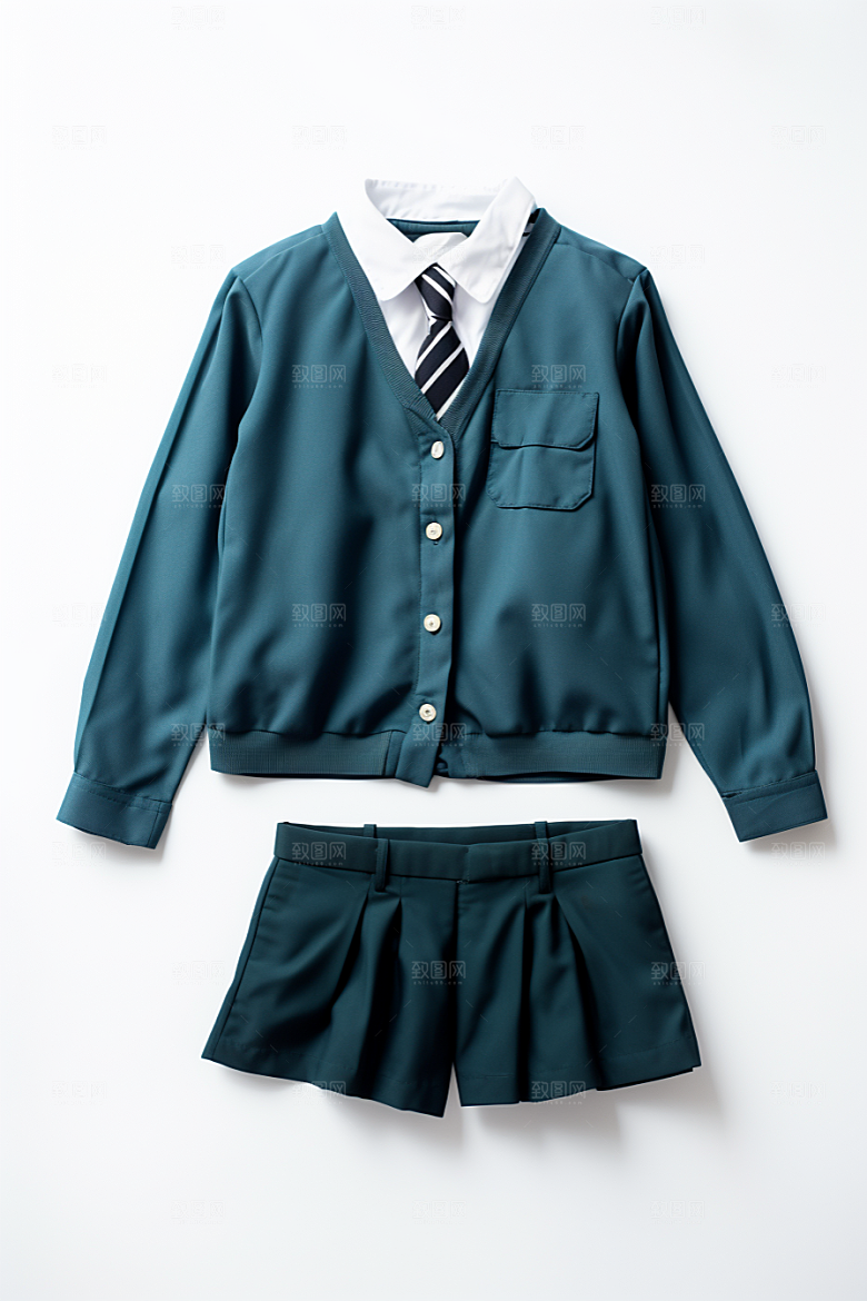 校服高清简洁摄影图