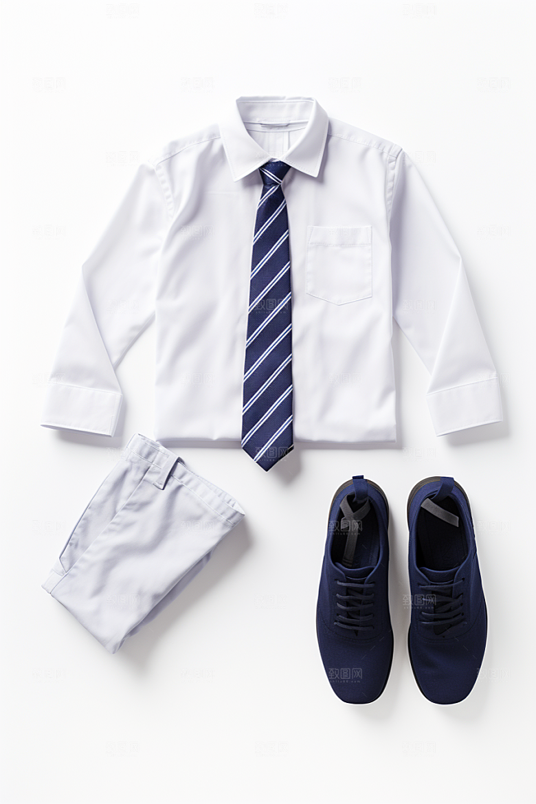 校服简洁高清摄影图