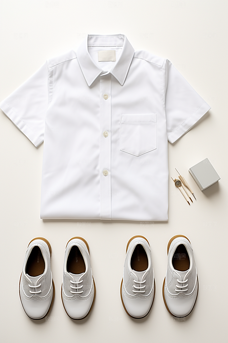 校服穿搭OOTD摄影图