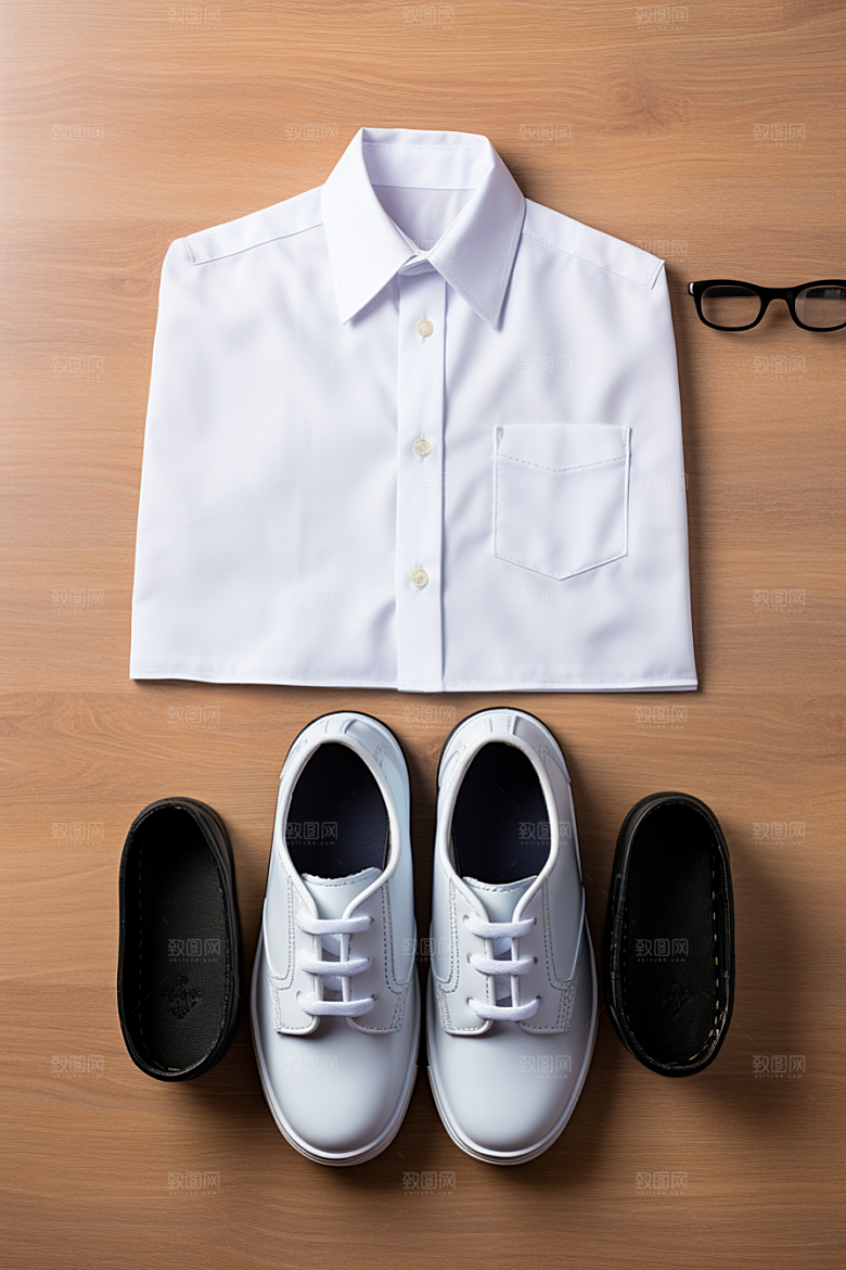 校服搭配OOTD摄影图