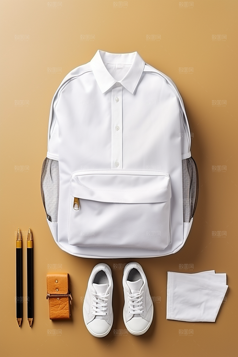 校服制服穿搭摄影图