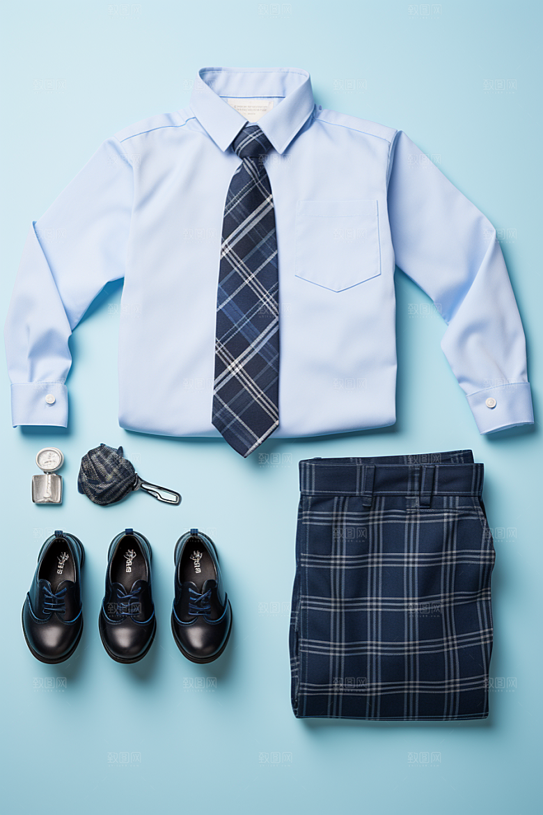 校服OOTD高清摄影图