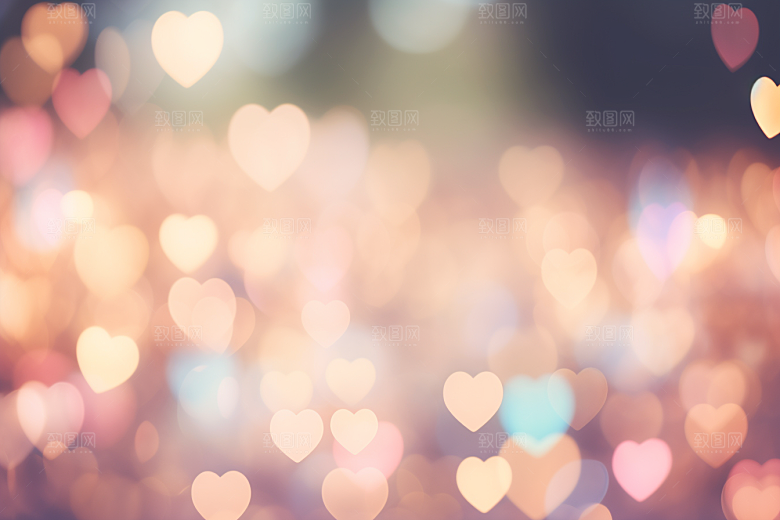 感恩节爱心唯美美好素材