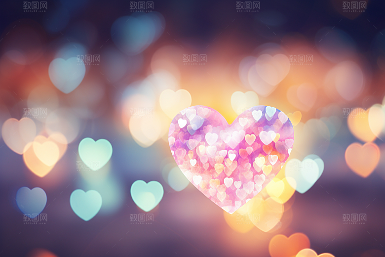 感恩节爱心甜蜜幸福素材