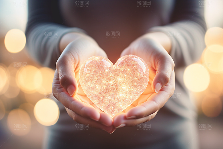 感恩节爱心背景美好素材