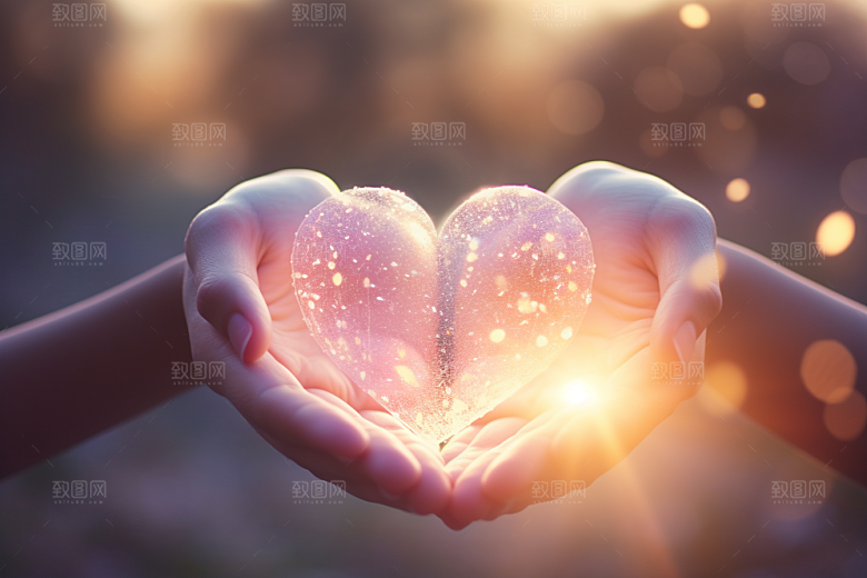 感恩节爱心甜蜜氛围素材