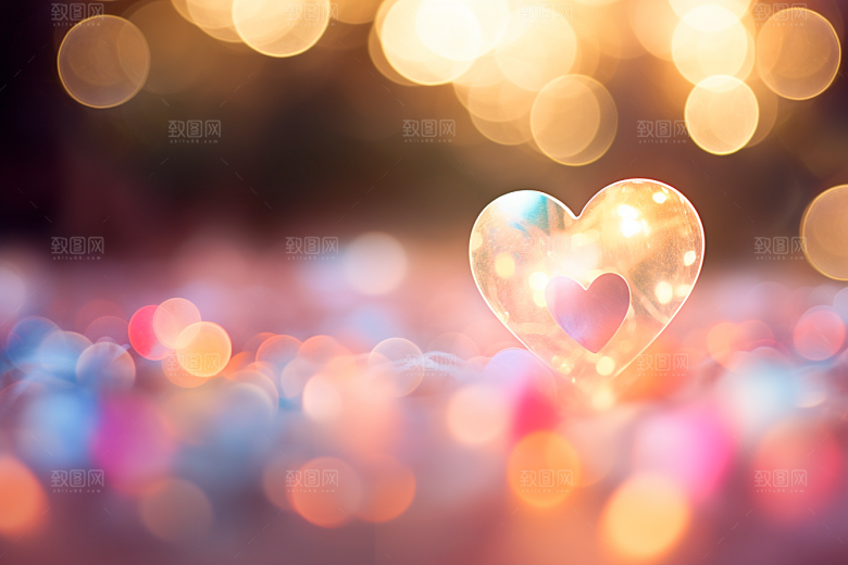 感恩节爱心唯美温暖素材