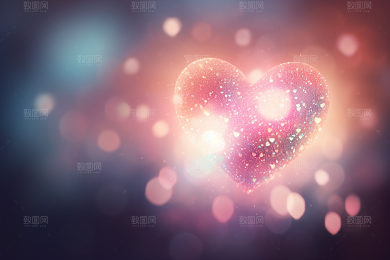 感恩节爱心唯美温暖素材