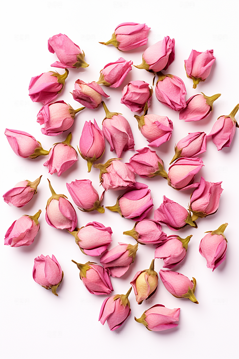 干花玫瑰花茶高清摄影图