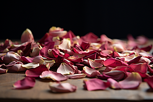 干花玫瑰唯美香氛摄影图