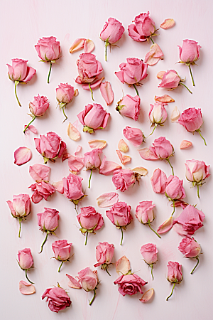 干花玫瑰香氛高清摄影图
