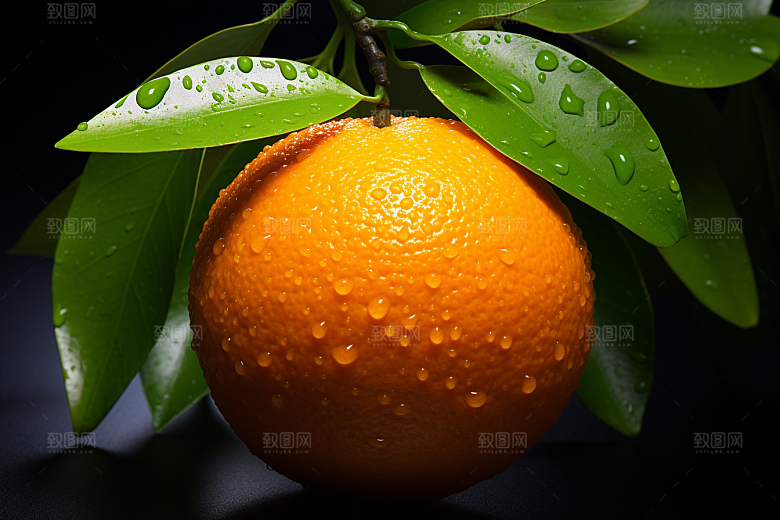 柑橘橙子美食脐橙摄影图