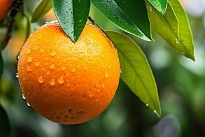 柑橘橙子高清脐橙摄影图