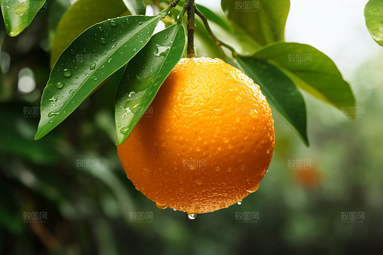 柑橘橙子新鲜水果美味摄影图