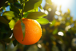 柑橘橙子脐橙橘子摄影图