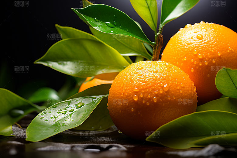 柑橘橙子新鲜水果脐橙摄影图