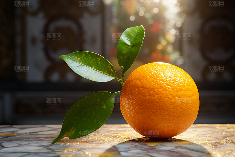柑橘橙子高清美食摄影图
