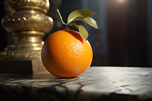 柑橘橙子脐橙新鲜水果摄影图