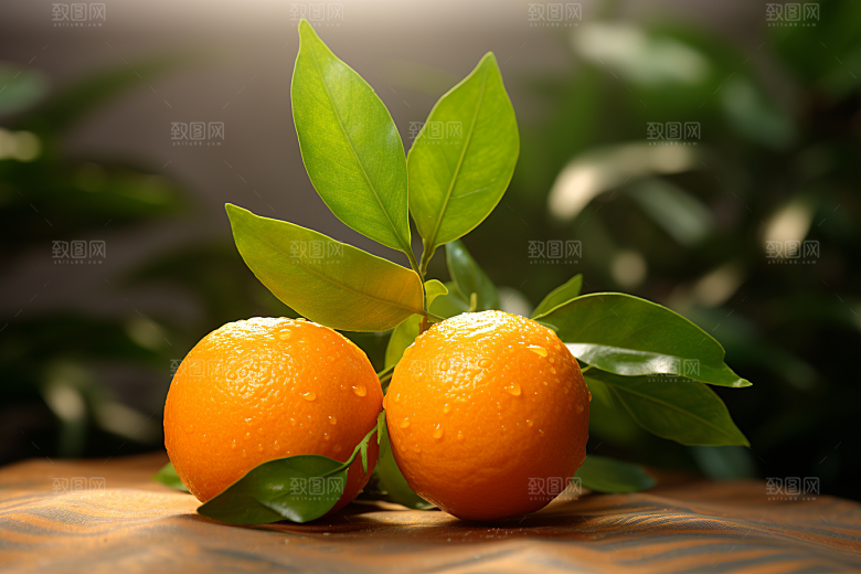 柑橘橙子高清美食摄影图