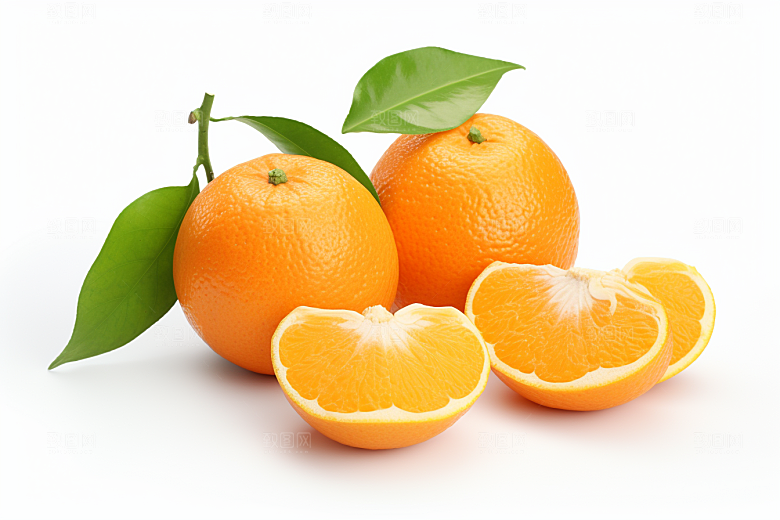 柑橘橙子美食脐橙摄影图