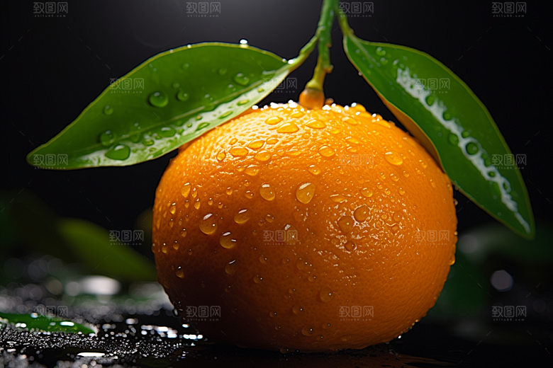 柑橘橙子美食新鲜水果摄影图