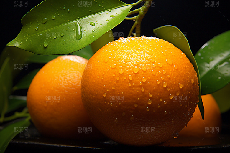 柑橘橙子美味新鲜水果摄影图