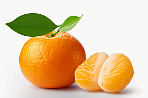 柑橘橙子美食脐橙摄影图