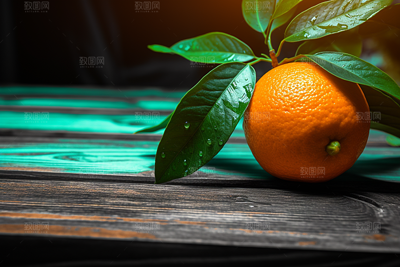 柑橘橙子脐橙美食摄影图
