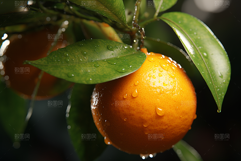 柑橘橙子美食美味摄影图