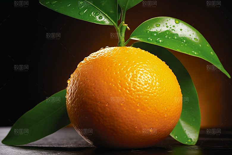 柑橘橙子美食高清摄影图