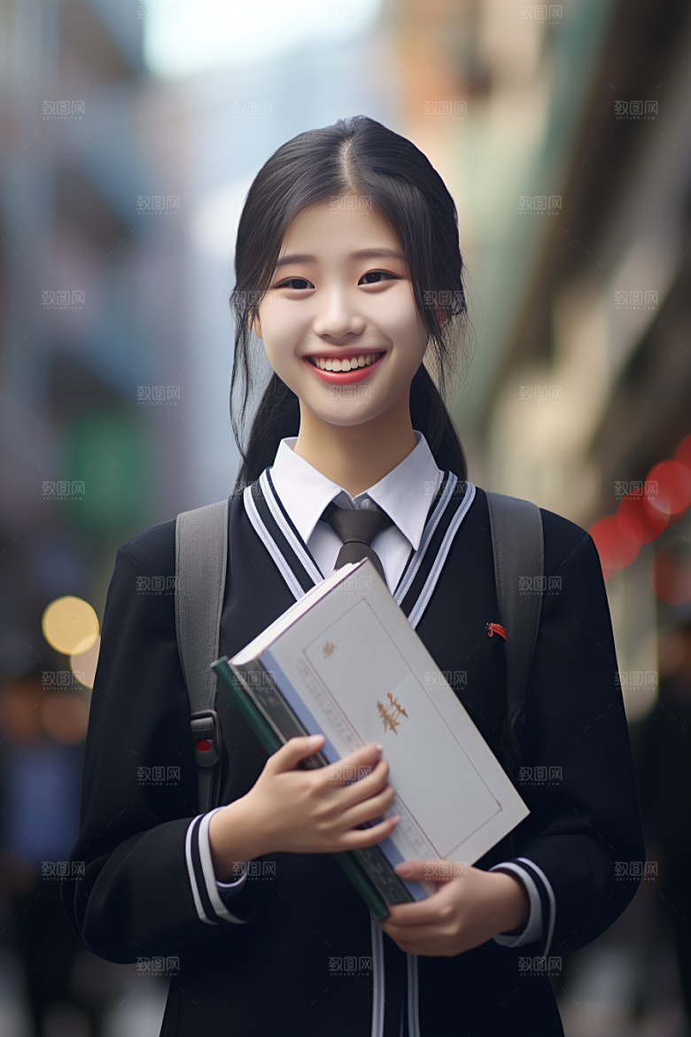毕业生大学学士服摄影图