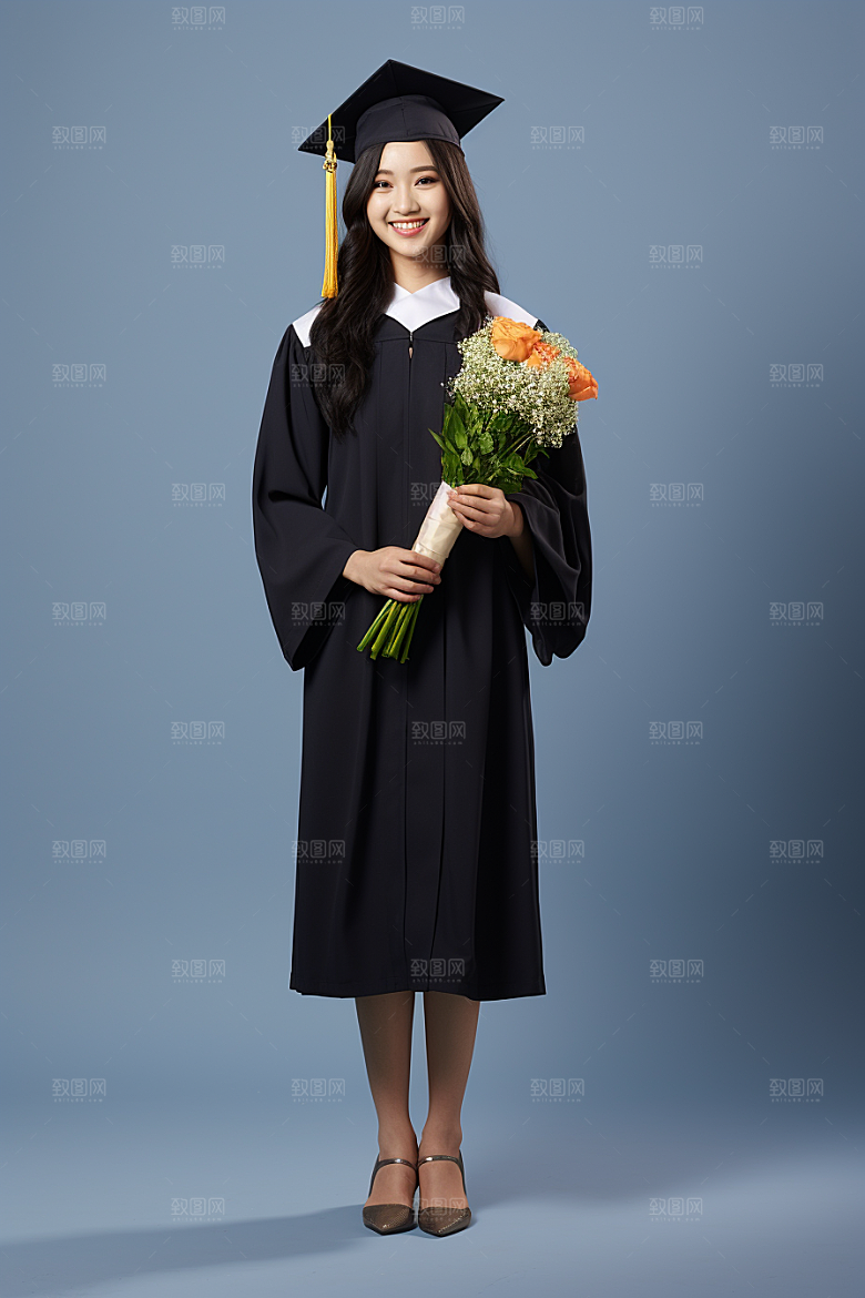 毕业生大学毕业季摄影图