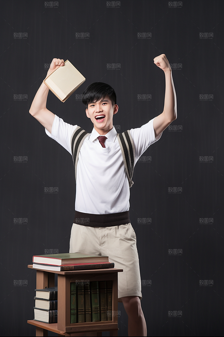 毕业生大学学士服摄影图