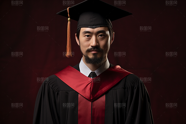 毕业生人物学生摄影图