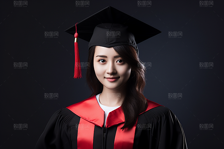 毕业生校园学生摄影图