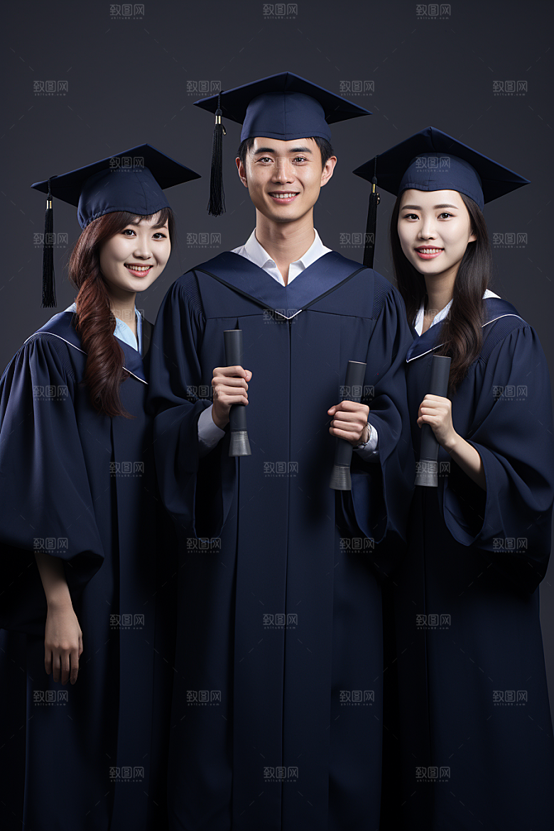 毕业生大学高清摄影图