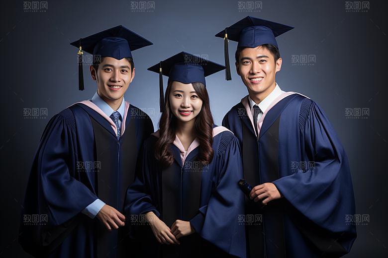 毕业生毕业季大学摄影图