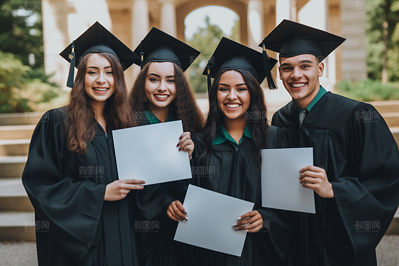 毕业生校园大学摄影图
