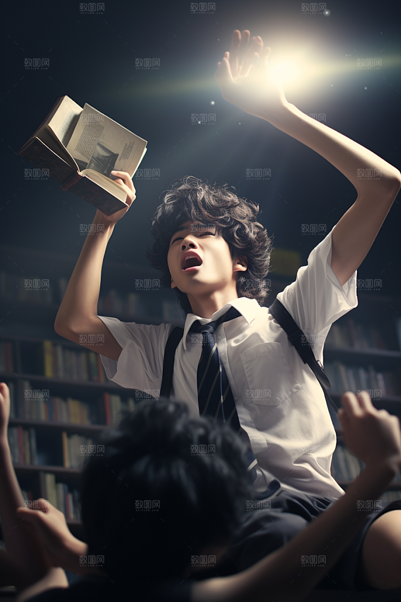 毕业生形象高清摄影图
