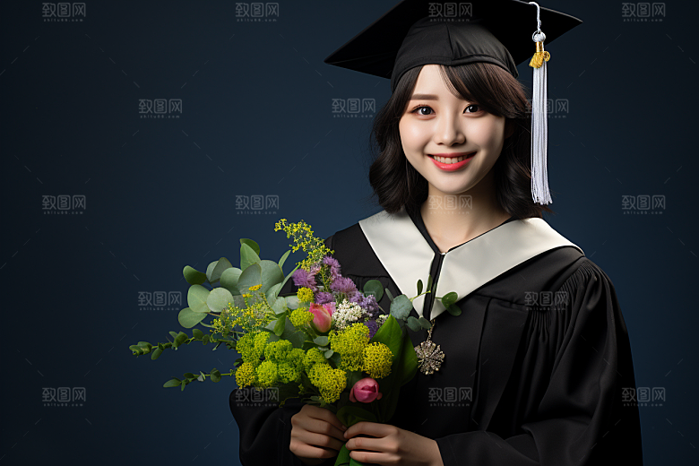 毕业生学生高清摄影图
