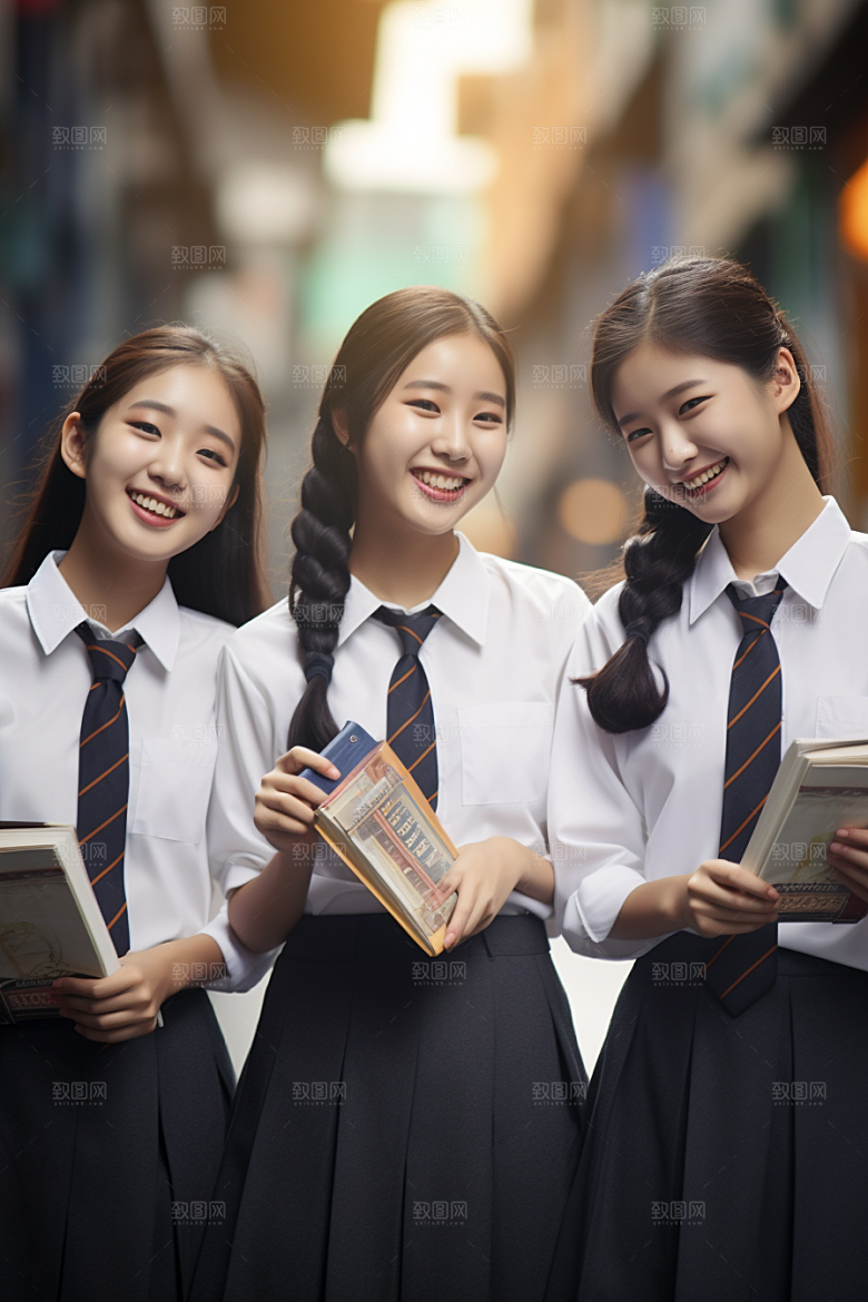毕业生学位高清摄影图