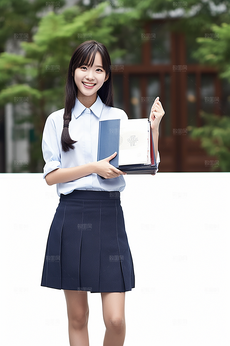 毕业生学士服高清摄影图