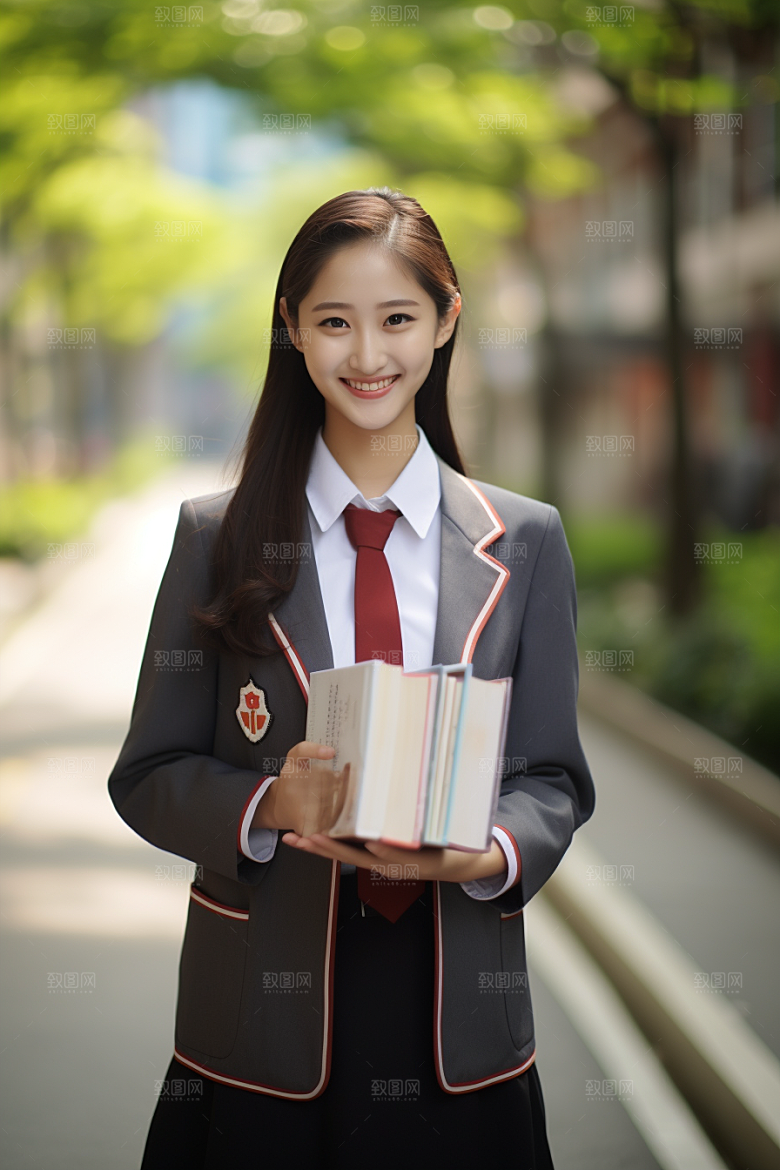毕业生学生结业摄影图