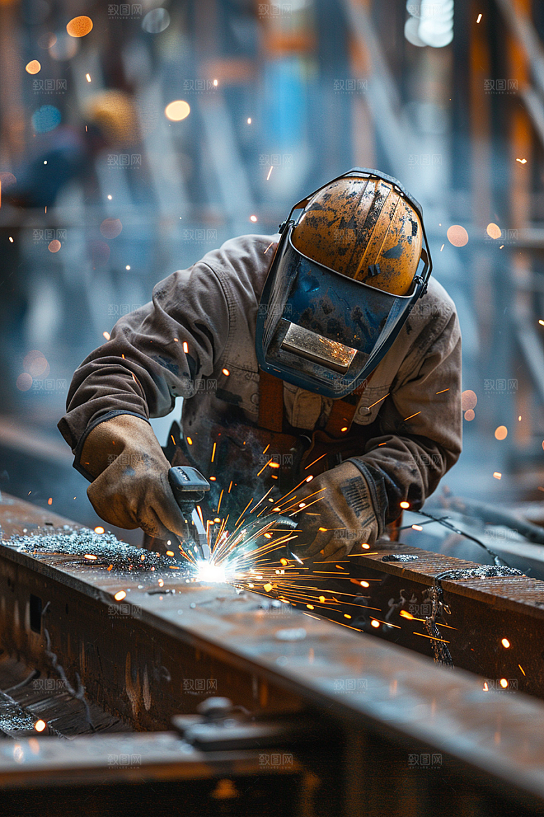工地施工建造工人摄影图